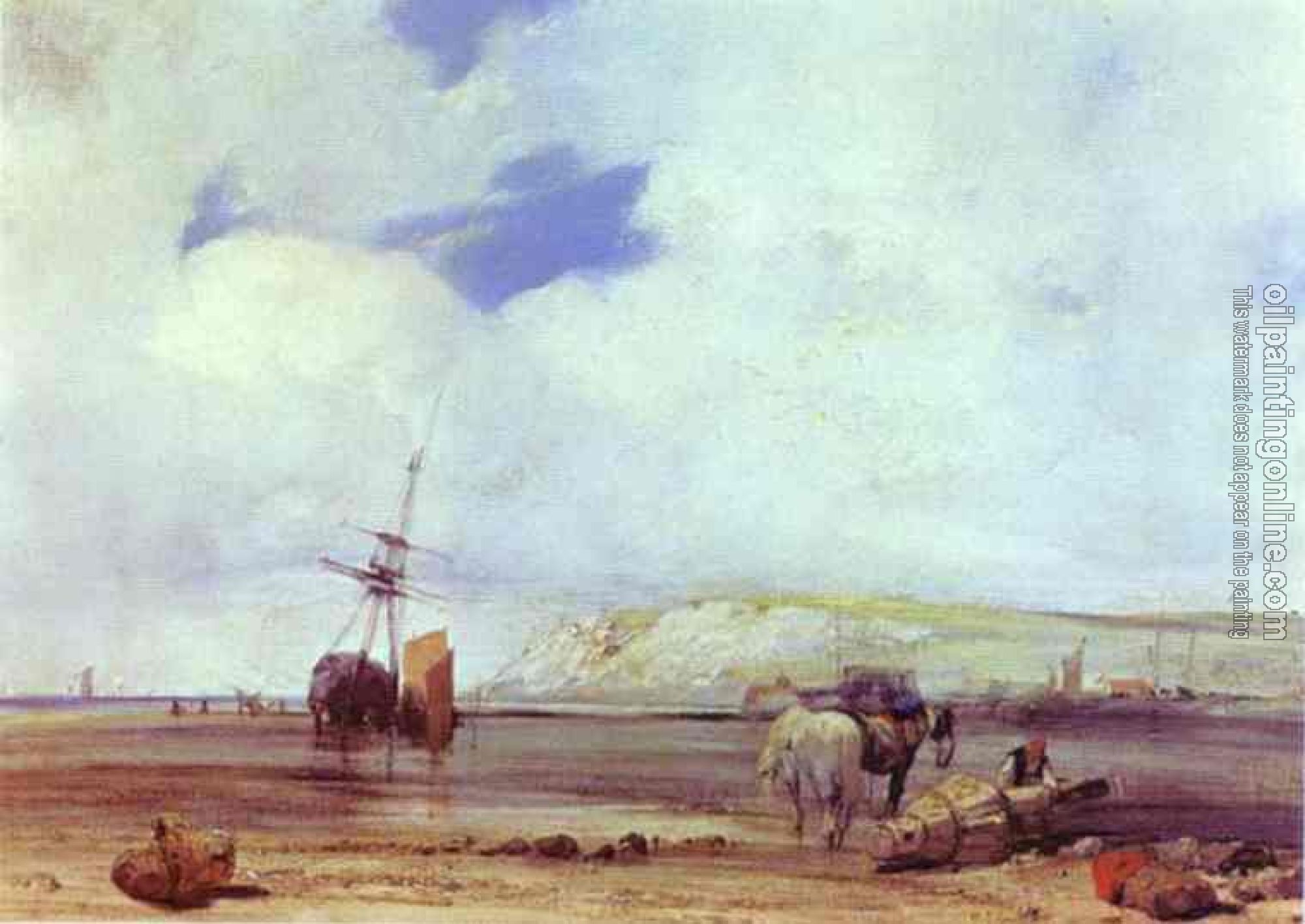 Richard Parkes Bonington - On the Coast of Picardy